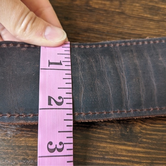 Dark Brown Leather Canvas Replacement Crossbody Messenger Adjustable Strap - Picture 3 of 11